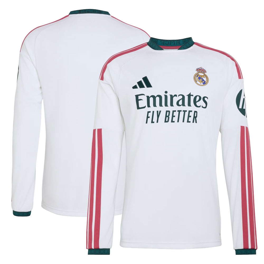 Long Sleeve Real Madrid Home Uniform 26/27